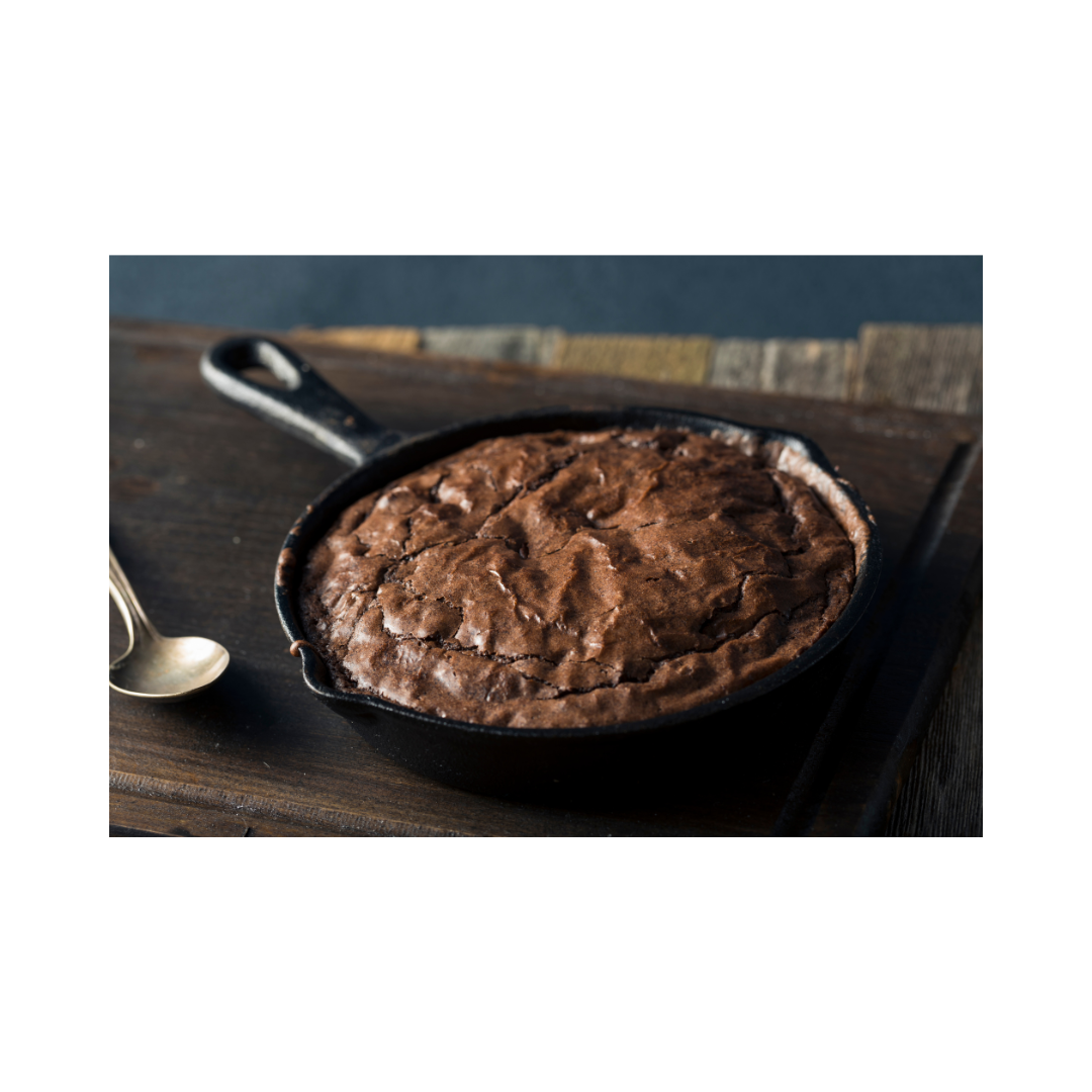 Grilled Cast Iron Brownie Skillet