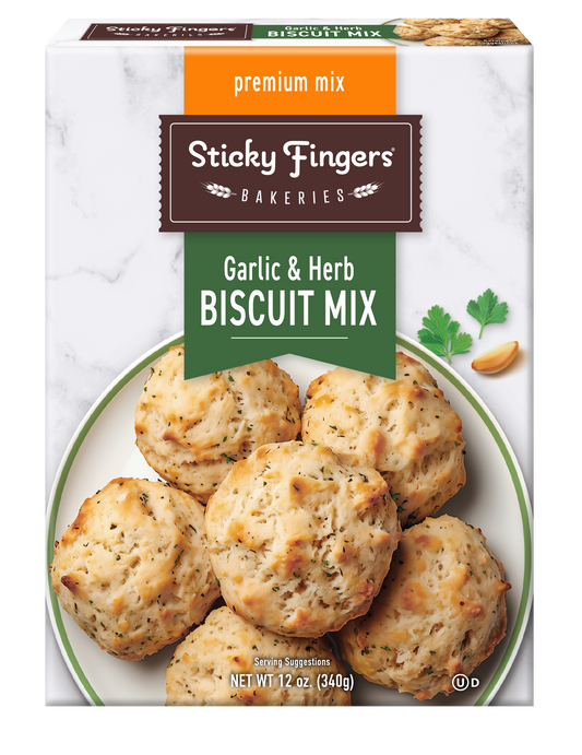Sticky Fingers Bakeries Garlic & Herb Biscuit Mix
